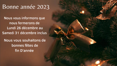 Congé annuelle 2022